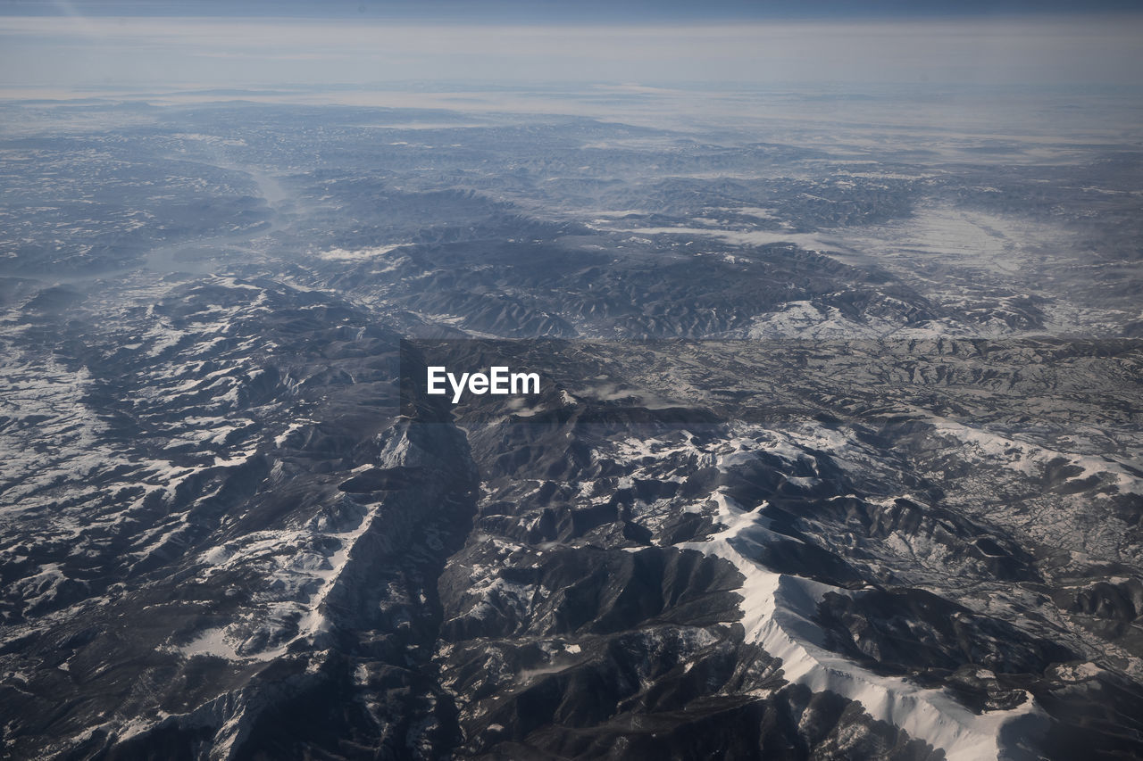 HIGH ANGLE VIEW OF AERIAL VIEW OF LANDSCAPE