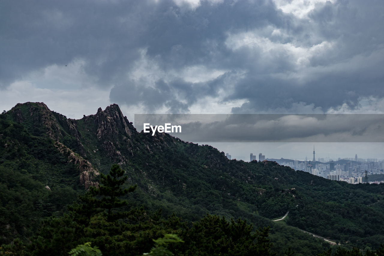 SCENIC VIEW OF LANDSCAPE AGAINST CLOUDY SKY