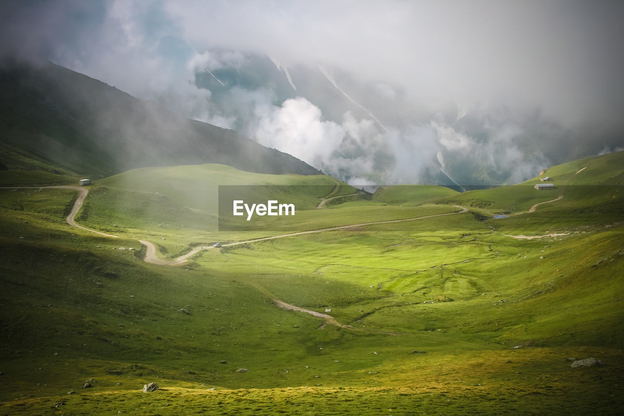 Scenic view of landscape against sky