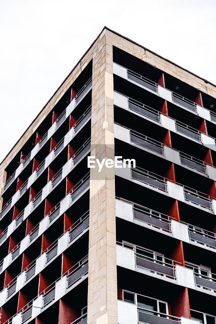 low angle view of building against sky