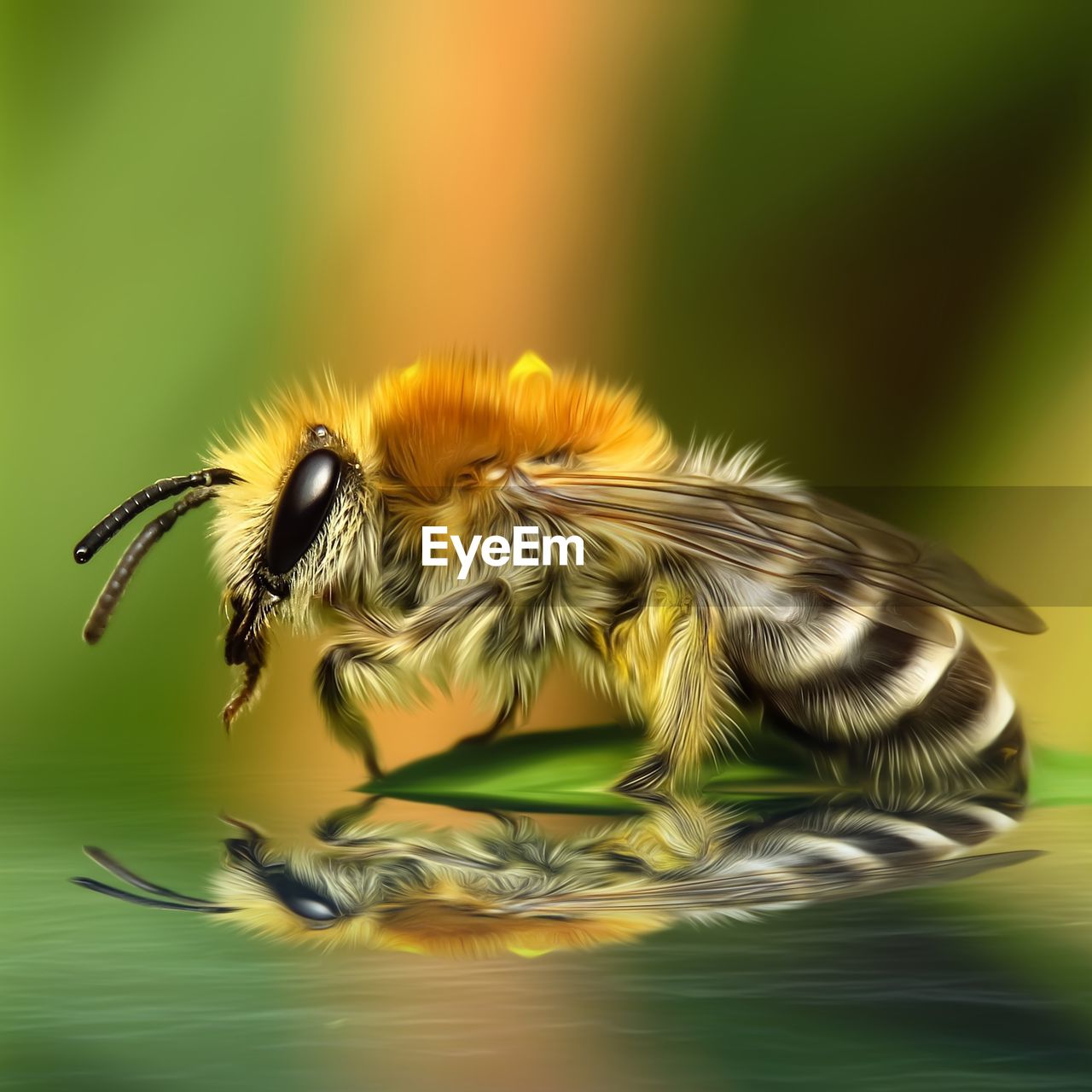 Close-up of bee on flower