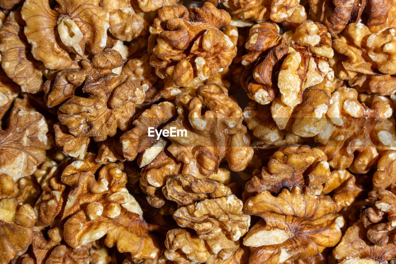 food and drink, food, full frame, healthy eating, wellbeing, backgrounds, freshness, abundance, large group of objects, close-up, breakfast, no people, produce, brown, meal, still life, plant, dried fruit, fruit, indoors, snack, walnut, dried food, nut, high angle view, vegetarian food, heap