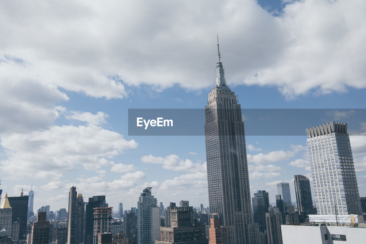 LOW ANGLE VIEW OF SKYSCRAPERS