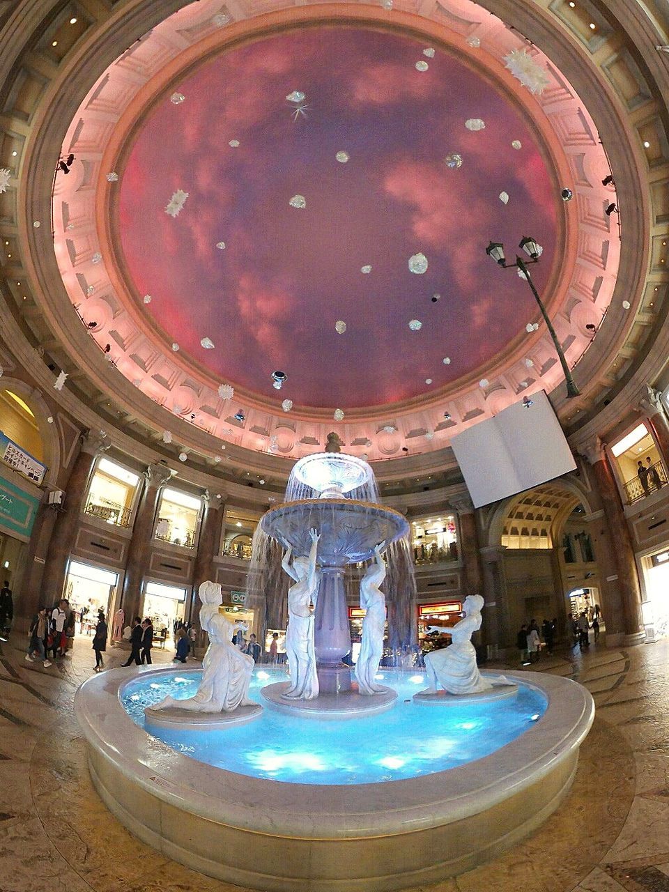 ILLUMINATED SWIMMING POOL