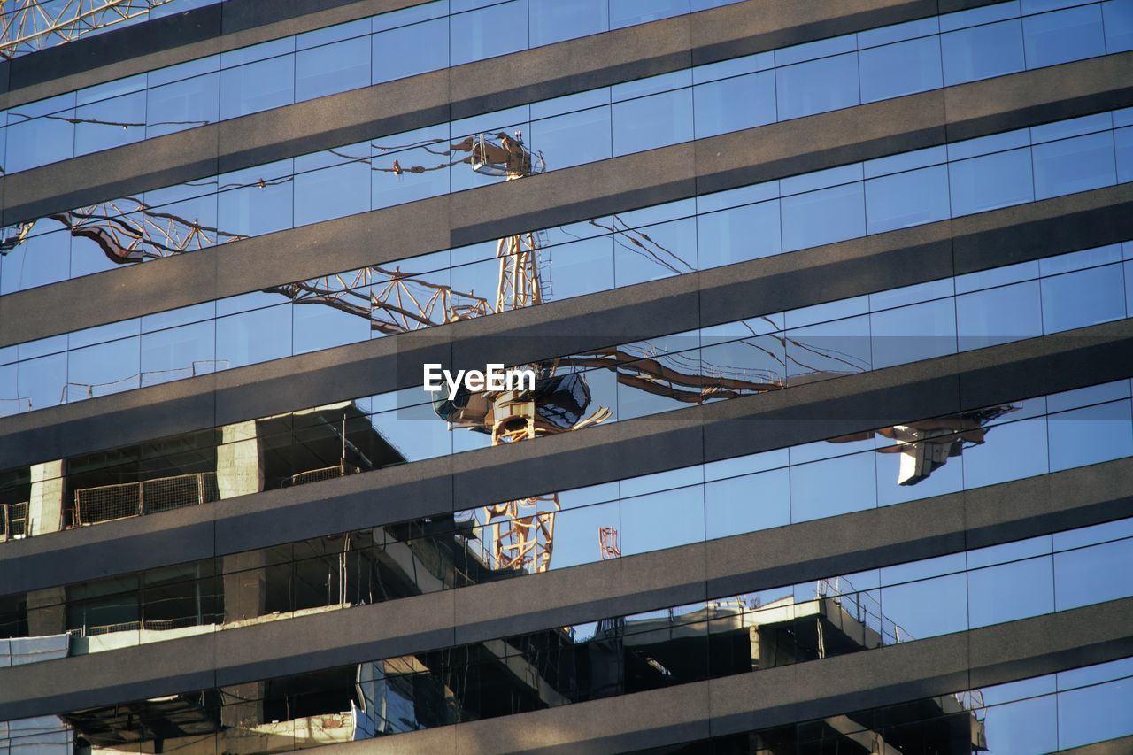 Low angle view of modern office building