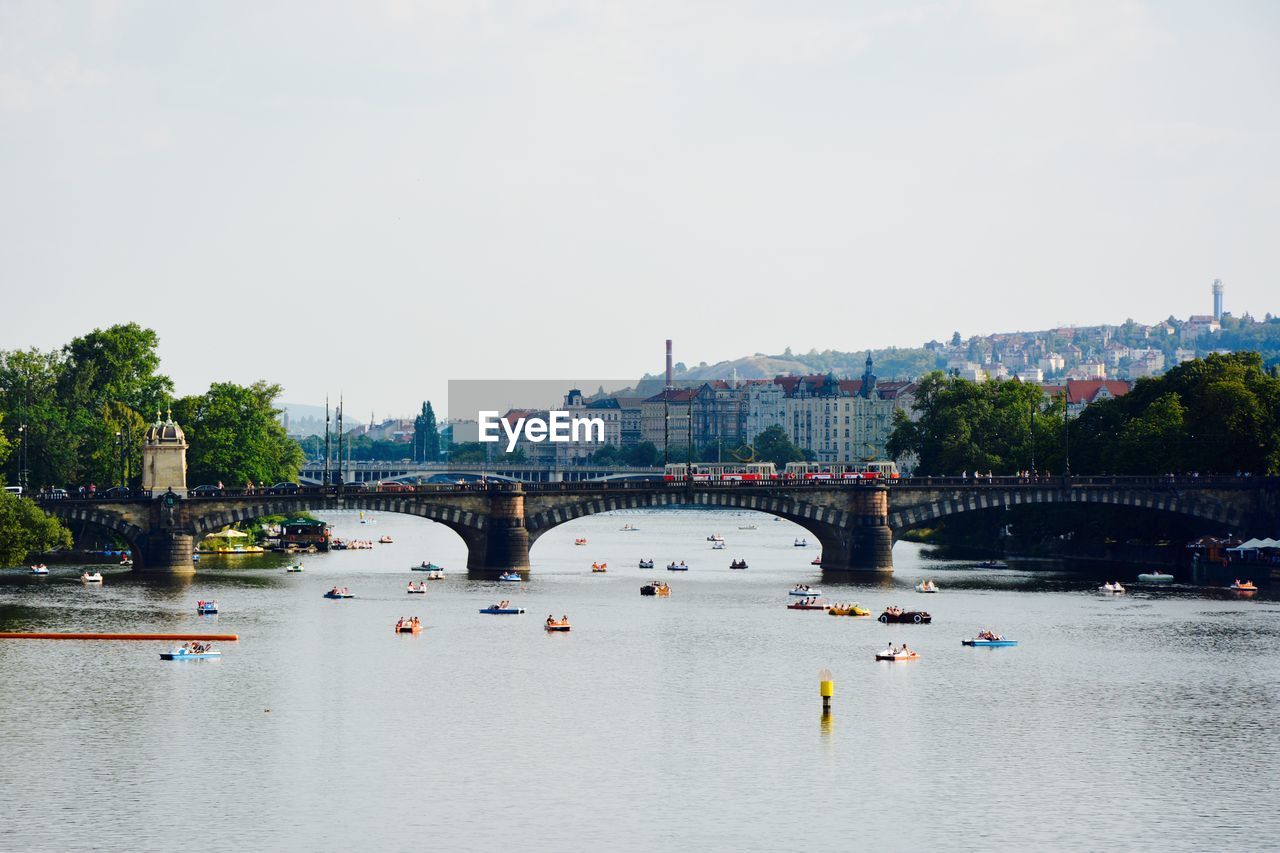 BRIDGE OVER RIVER AGAINST SKY