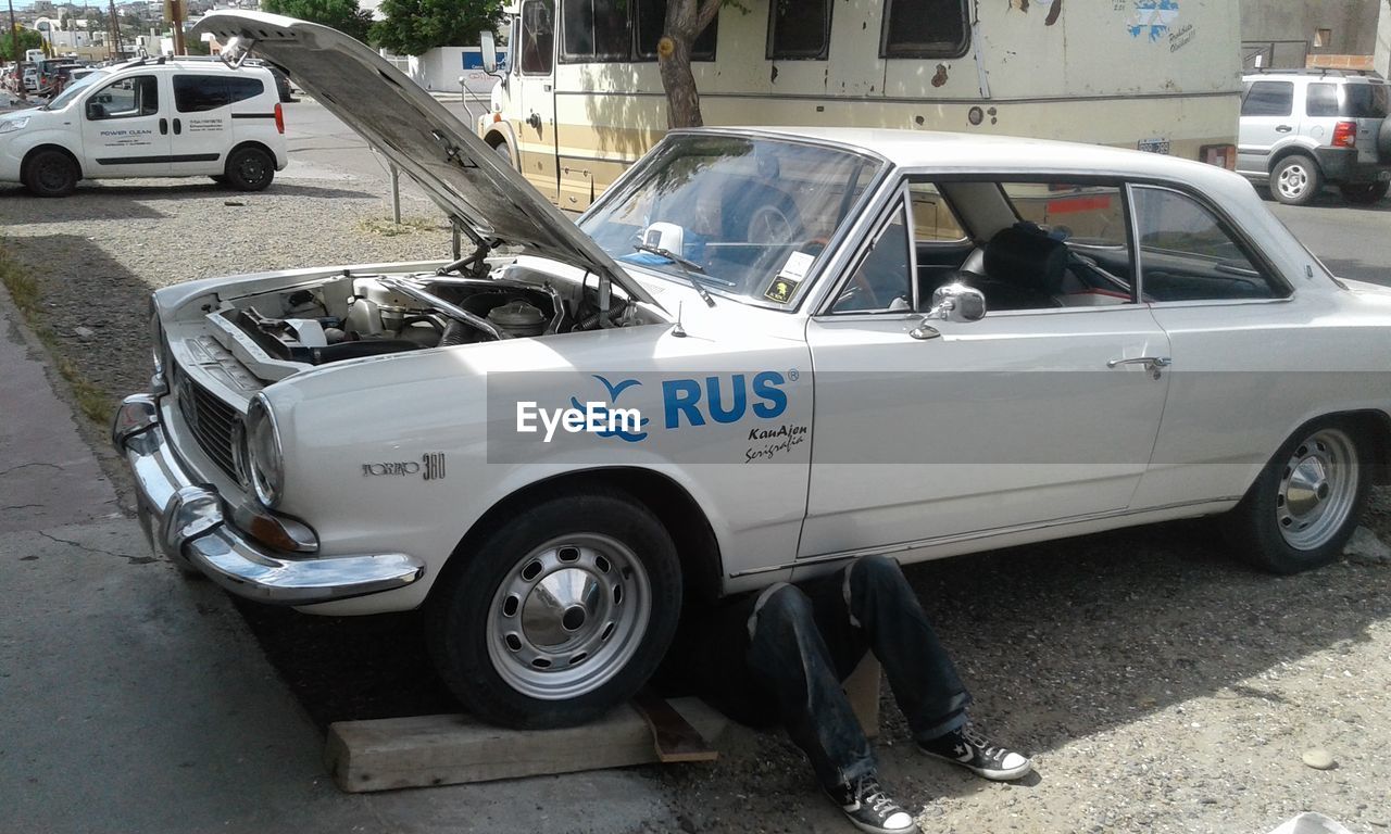 VINTAGE CAR PARKED