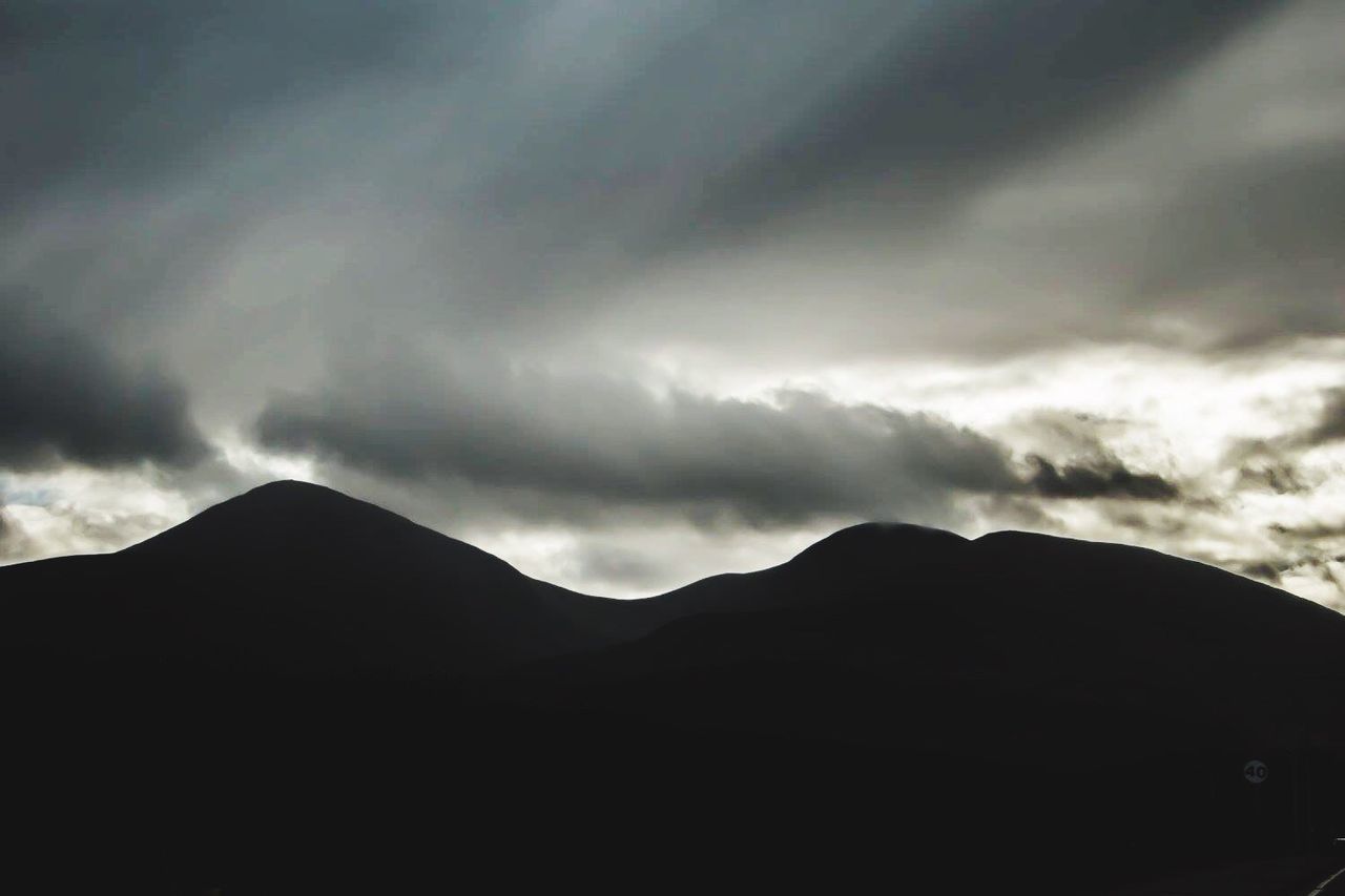 STORM CLOUDS OVER MOUNTAIN