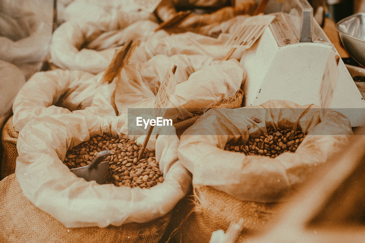 Close-up of food for sale at market