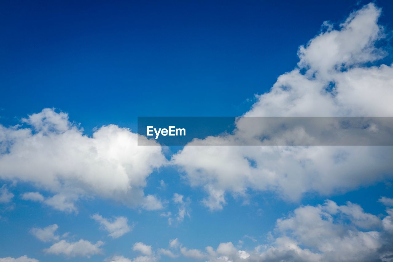 Low angle view of clouds in sky