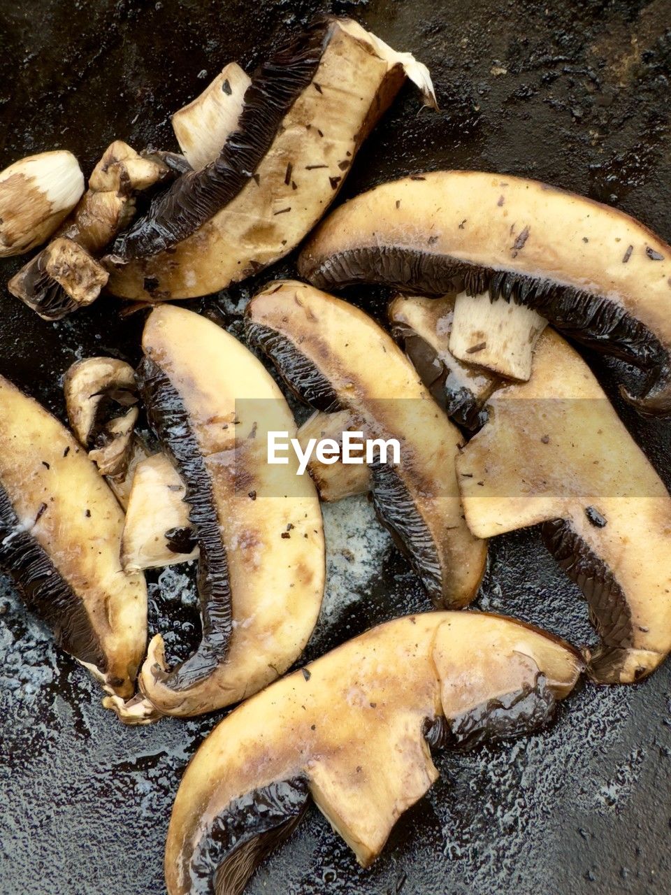 food, food and drink, freshness, high angle view, produce, no people, bratwurst, mushroom, still life, healthy eating, wellbeing, close-up, raw food, indoors, directly above, matsutake, vegetable, animal