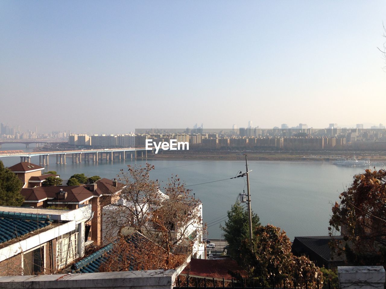 VIEW OF CITYSCAPE AGAINST CLEAR SKY