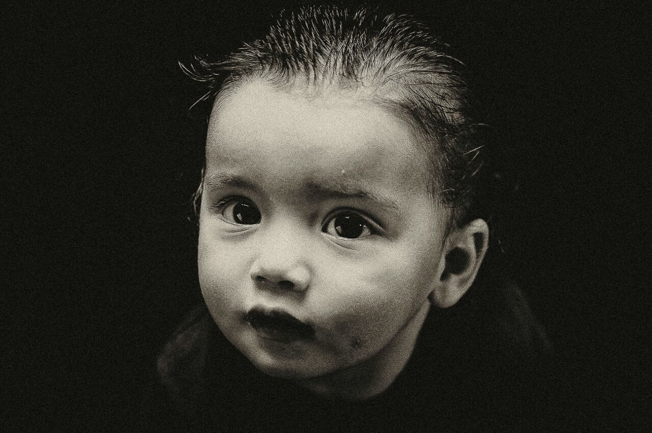 PORTRAIT OF CUTE BABY