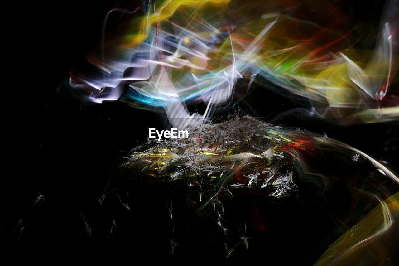 ABSTRACT IMAGE OF LIGHT PAINTING