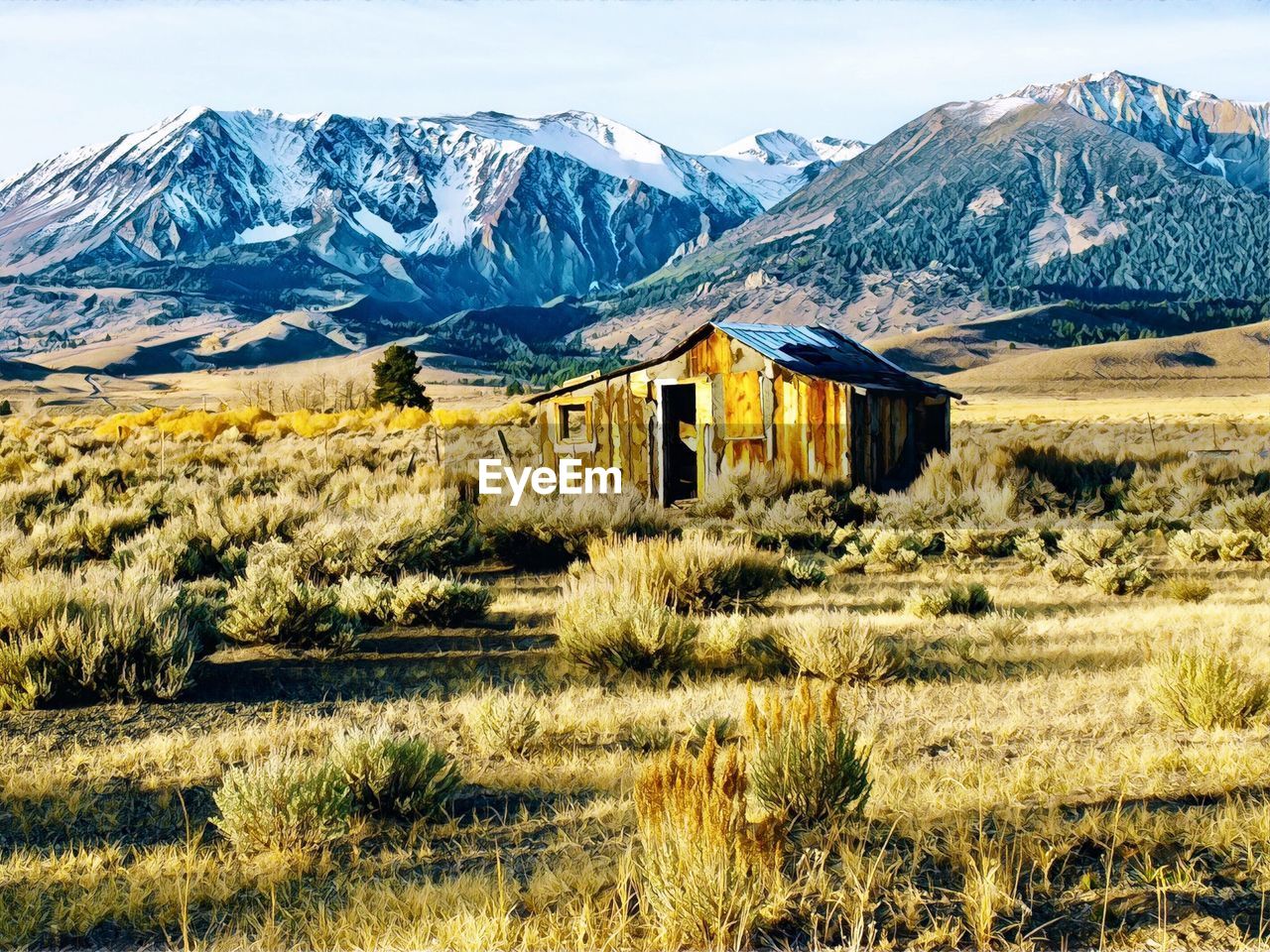 SCENIC VIEW OF SNOWCAPPED MOUNTAINS