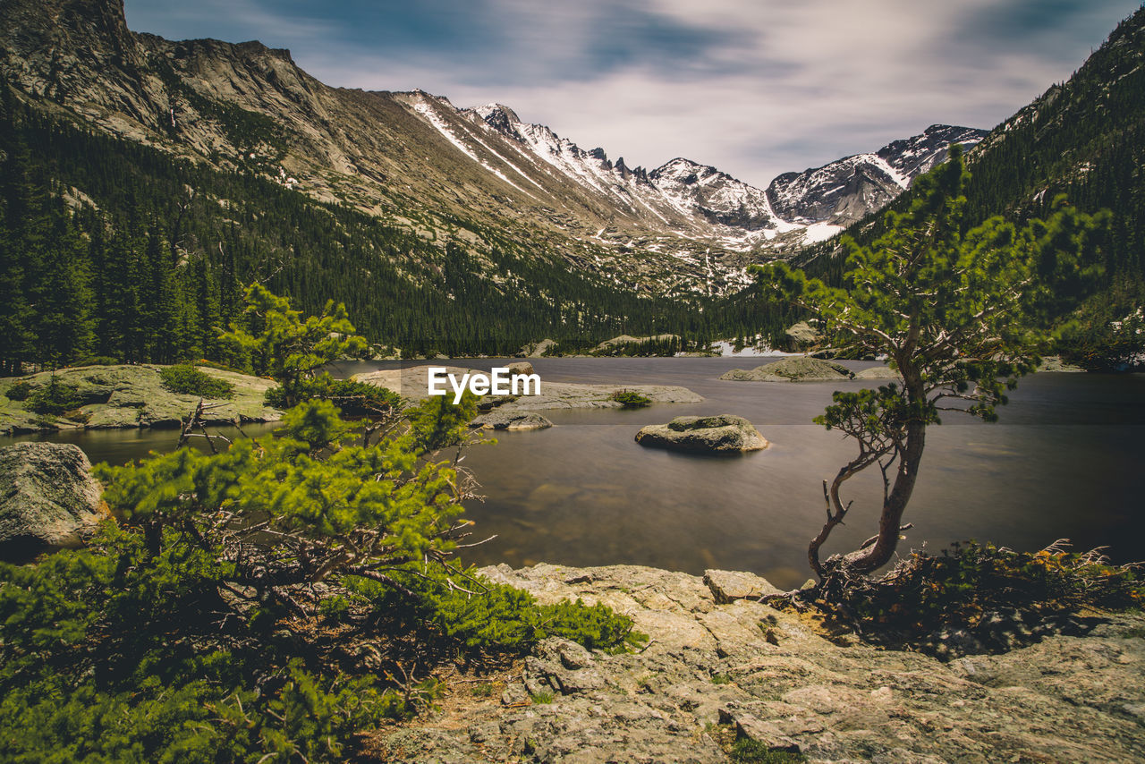 Mills lake, rocky mountain national park, mountain, lake, water.