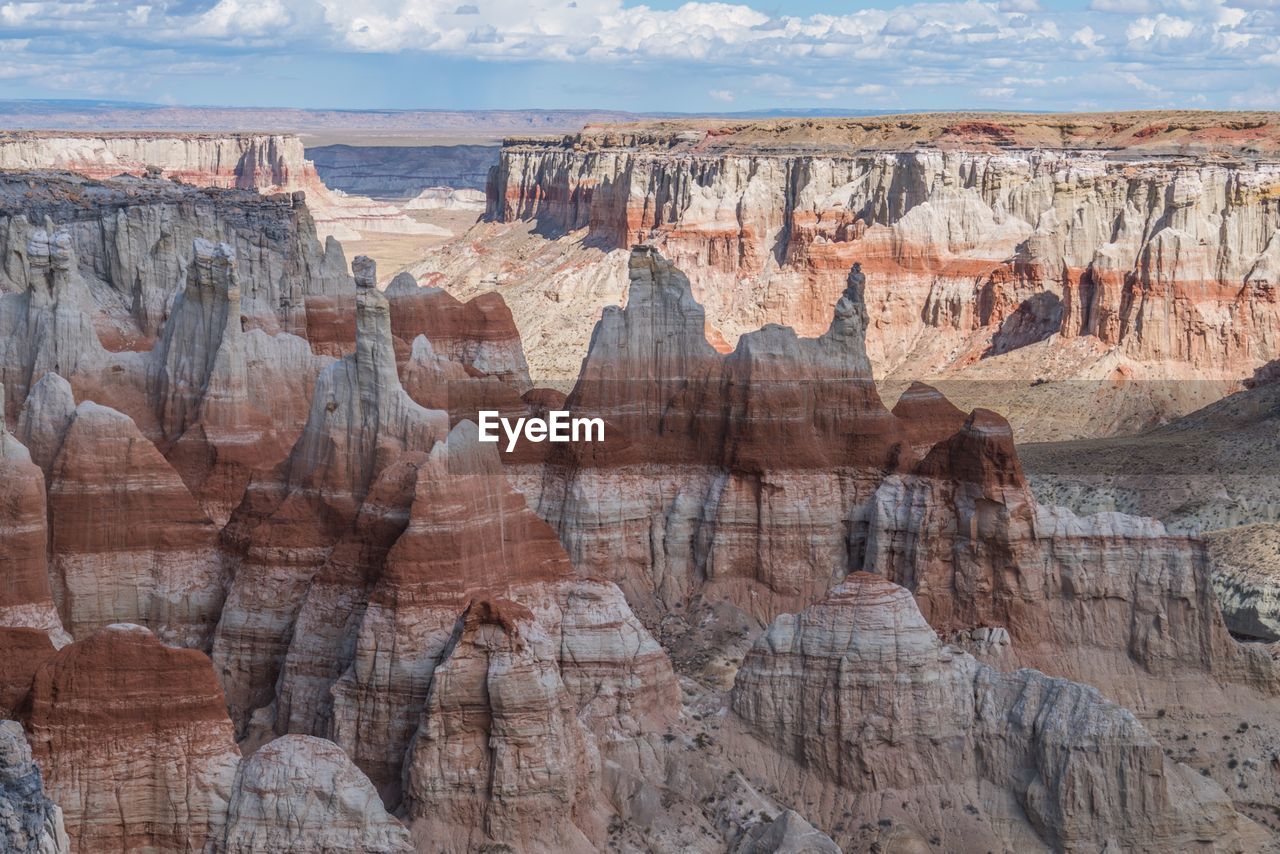 Scenic view of coal mine canyon