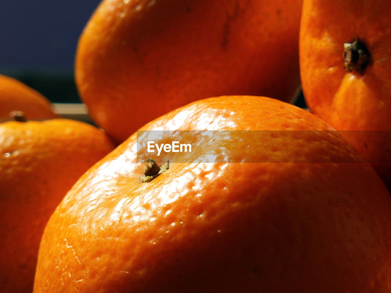 Close-up of orange on table