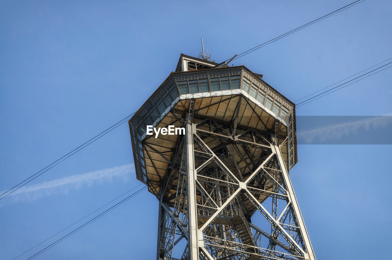 LOW ANGLE VIEW OF TOWER AGAINST SKY