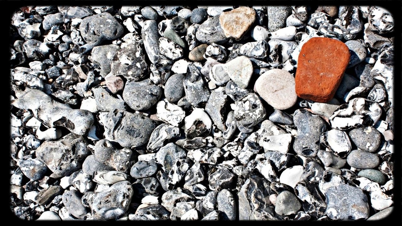 Full frame shot of stones