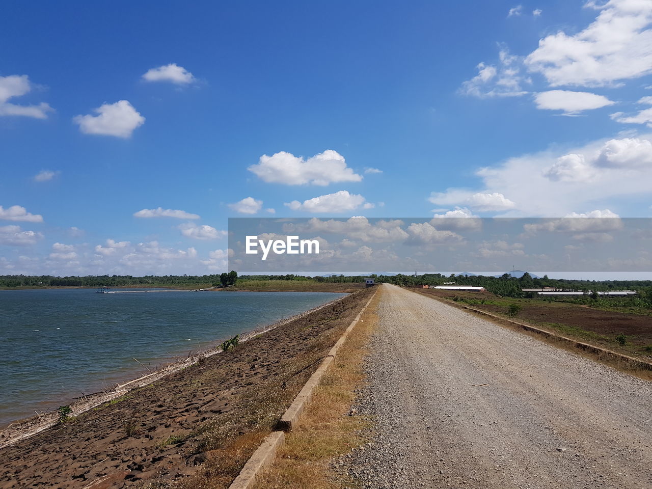 ROAD LEADING TOWARDS SHORE