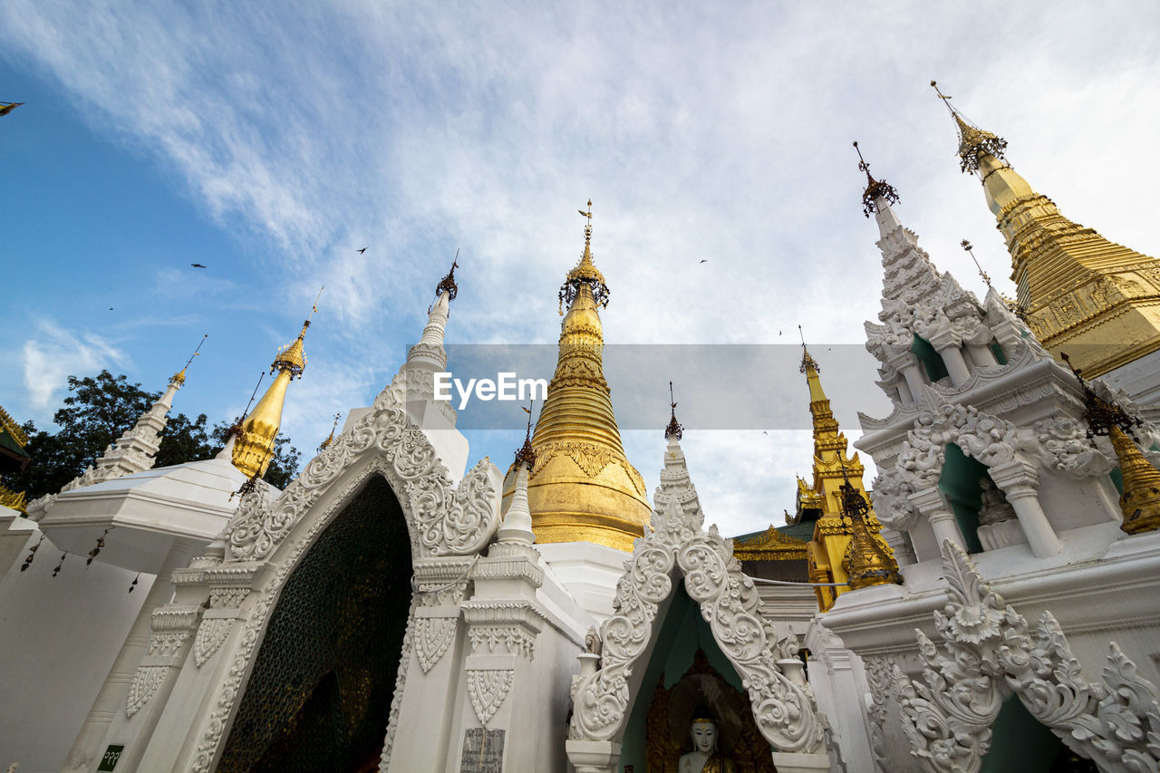 The shwedagon pagoda in rangoon, myanmar