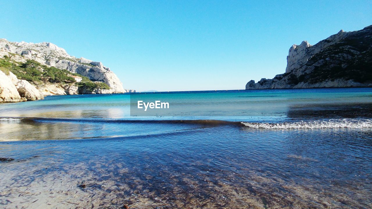 View of wave on beach