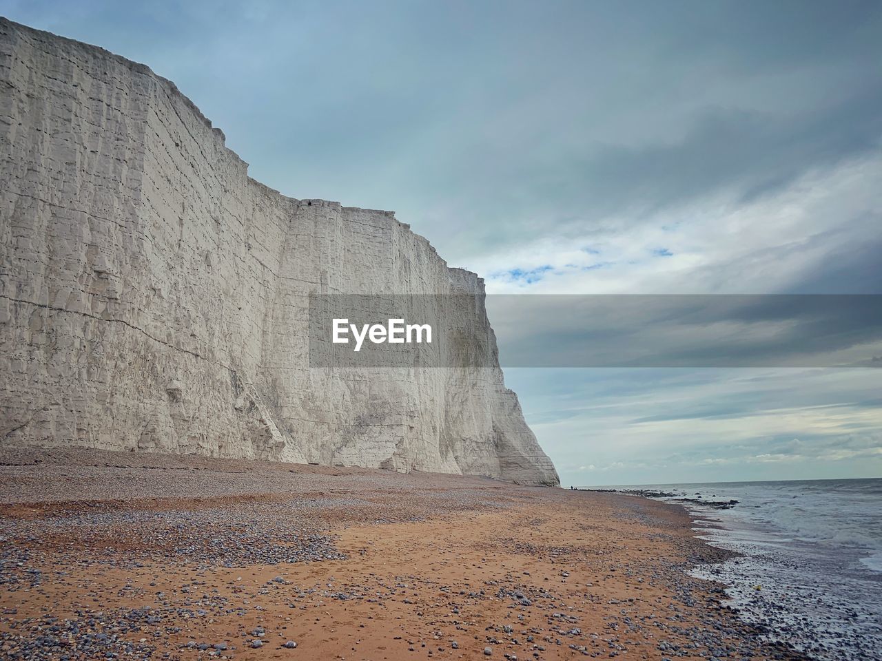 Seven sisters cliffs and beach