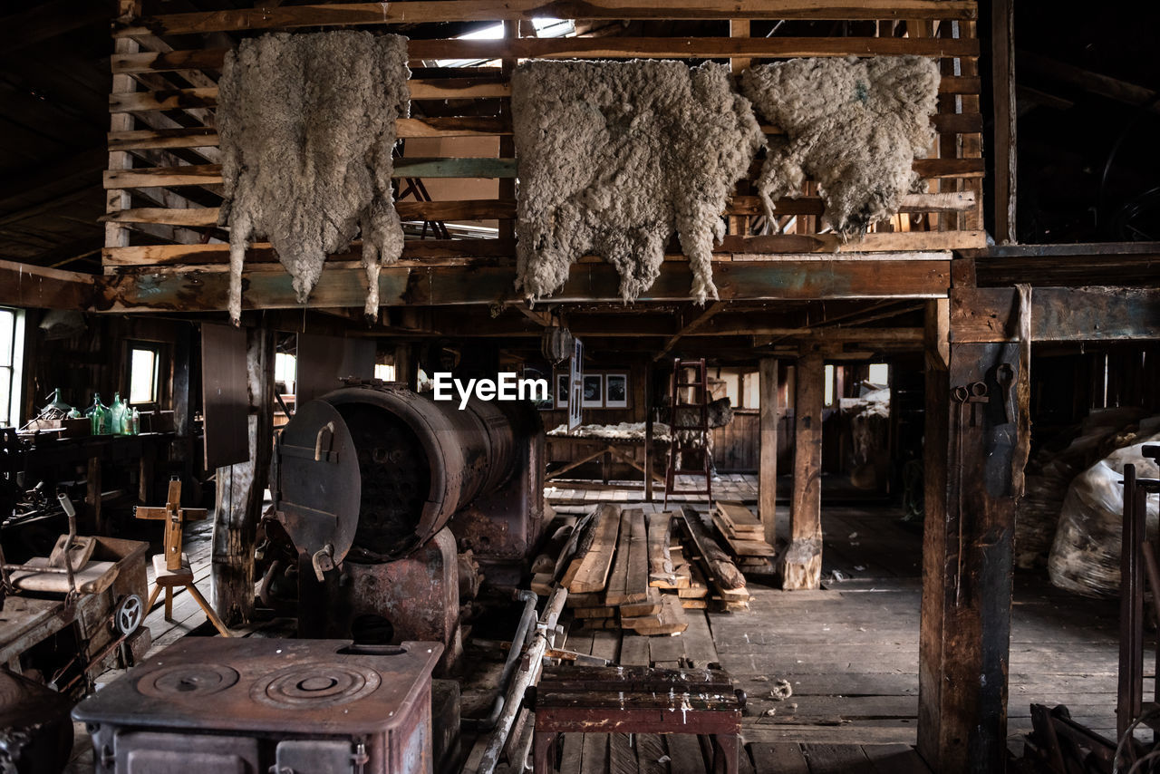 INTERIOR OF OLD FACTORY