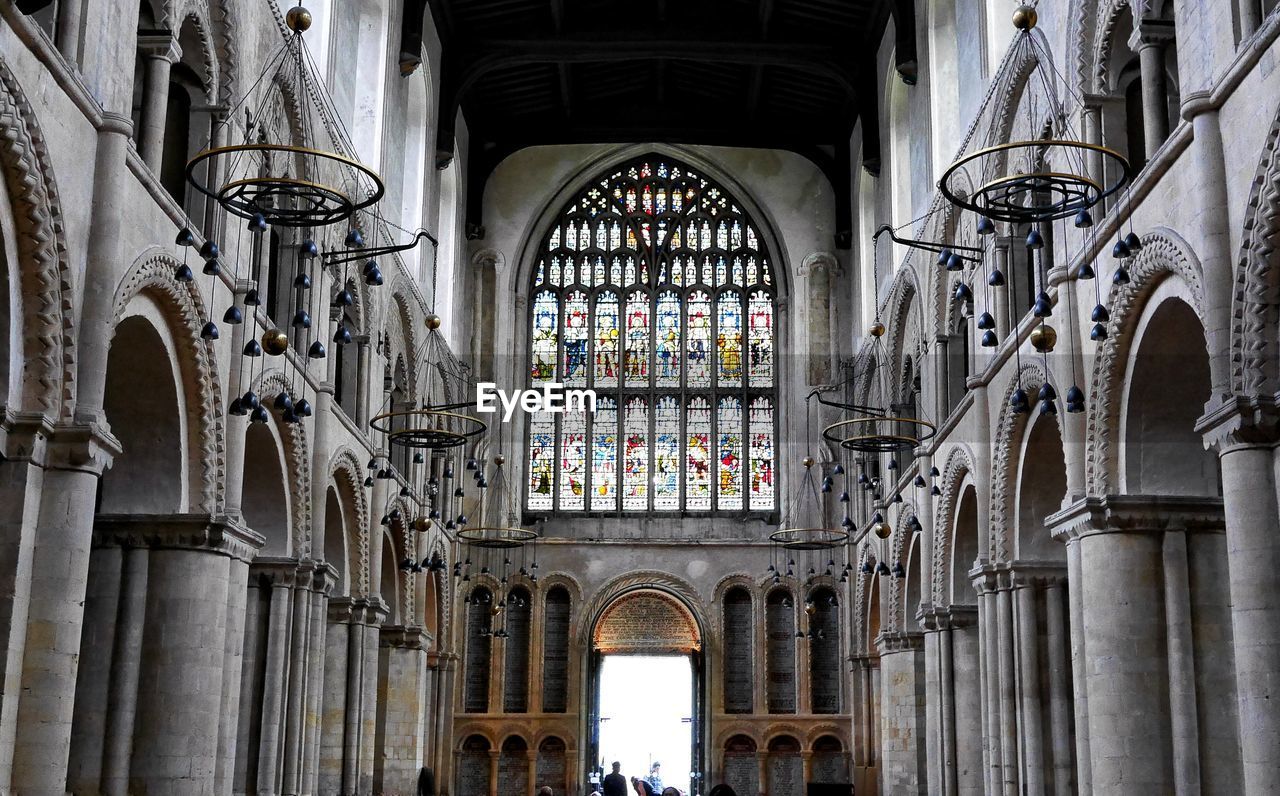 Interior of church