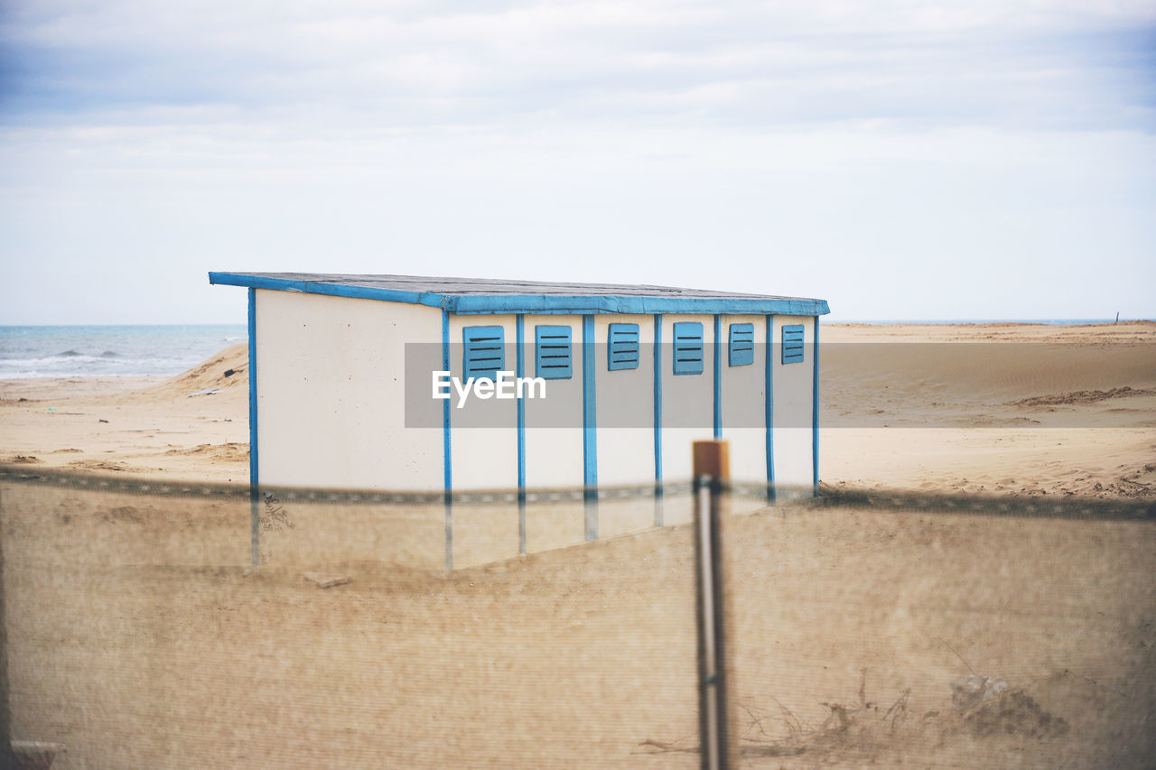 The Great Outdoors - 2019 EyeEm Awards Beautiful Holiday Holidays Rimini Rimini, Italy Bagno Blue Blue Sky Building Building Exterior Built Structure Cabin Cabinet Fence Horizon House Italy Outdoors Sand Sand Dune Water Autumn Mood