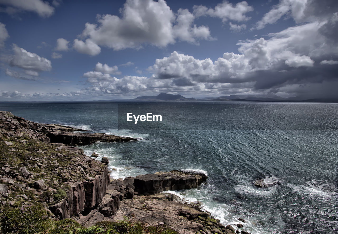 PANORAMIC SHOT OF SEA AGAINST SKY