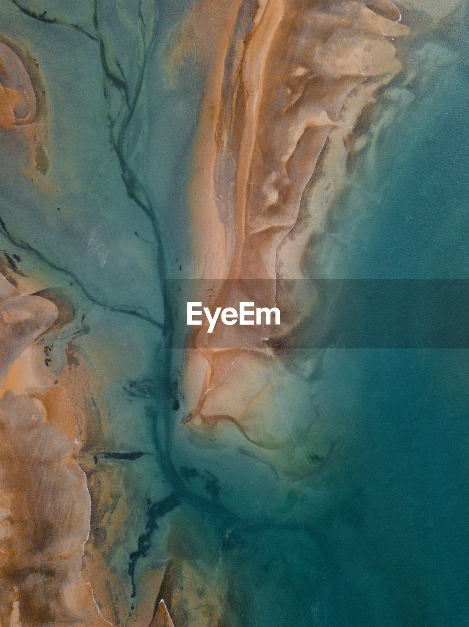 Coastal landscape in patagonia.