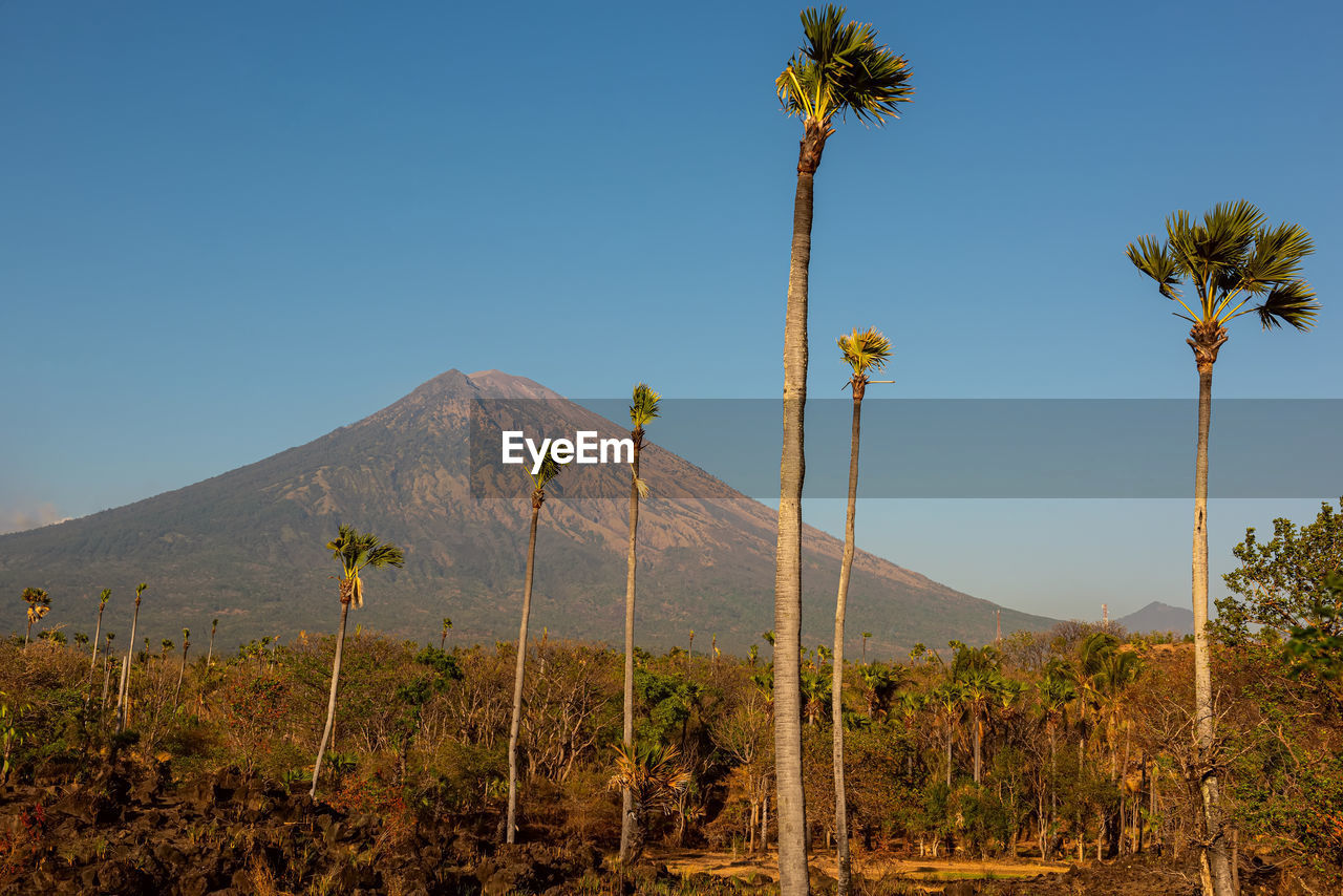 View on agung vulcano, bali, indonesia