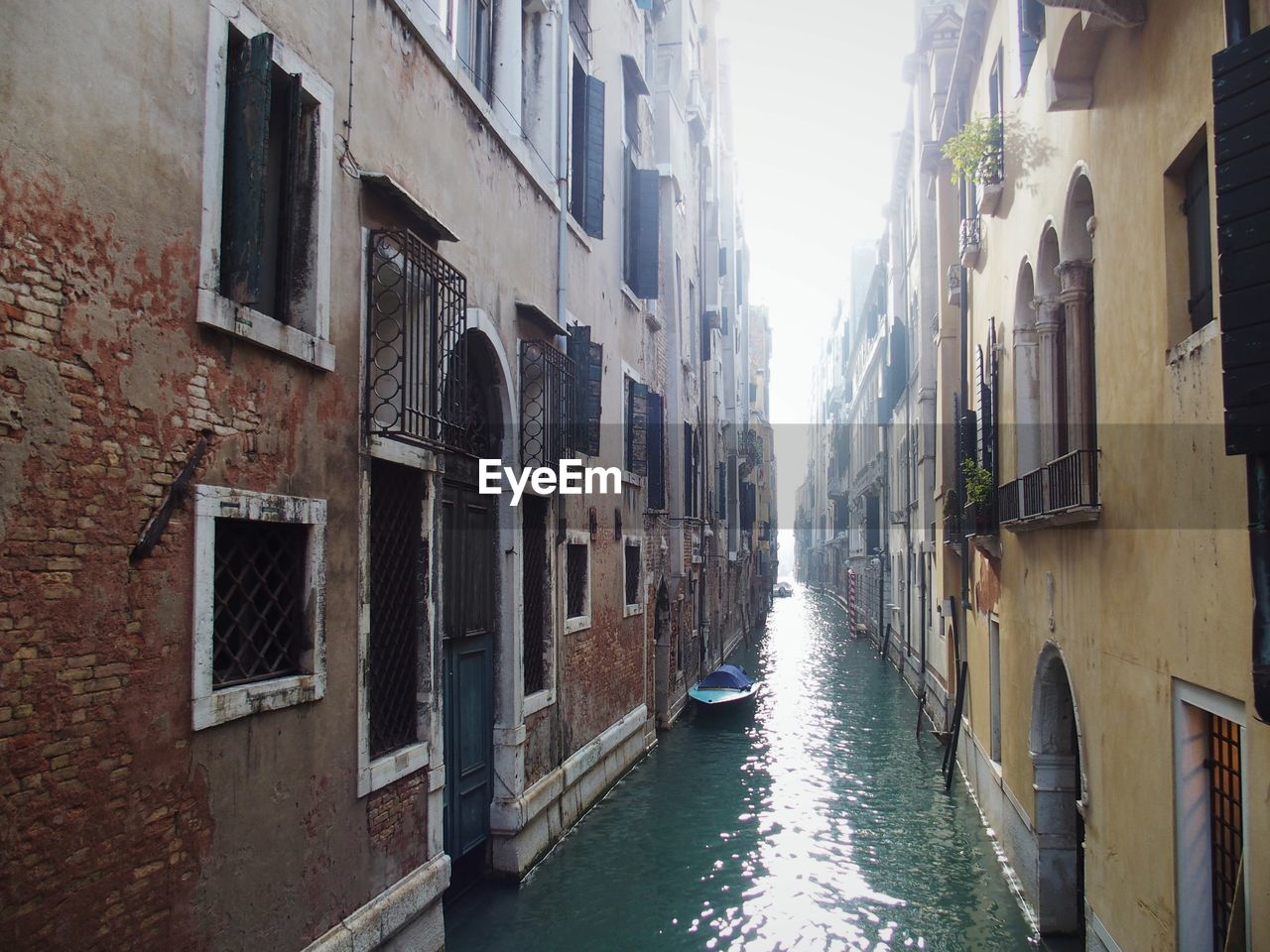 VIEW OF CANAL ALONG BUILDINGS