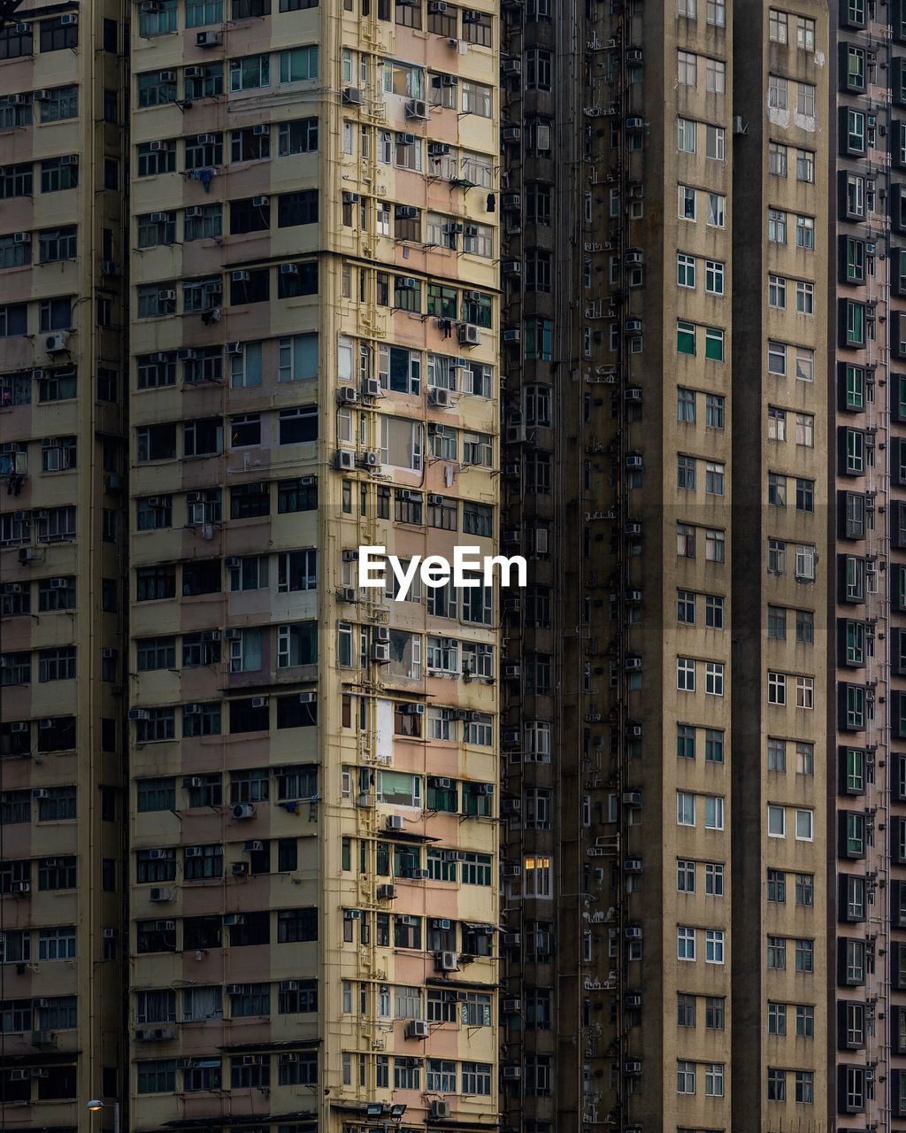 Full frame shot of residential buildings