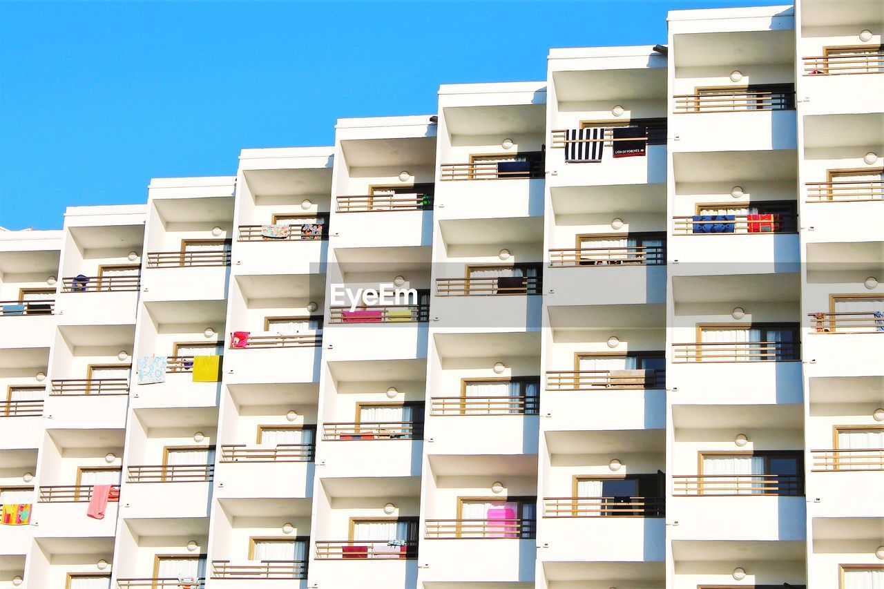 Low angle view of building hotel