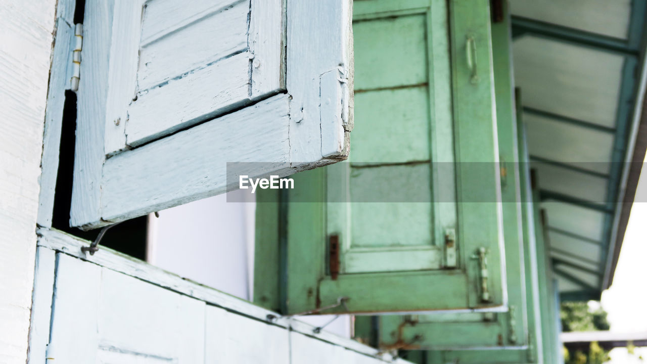 Image of vintage wooden home window, thailand traditional style