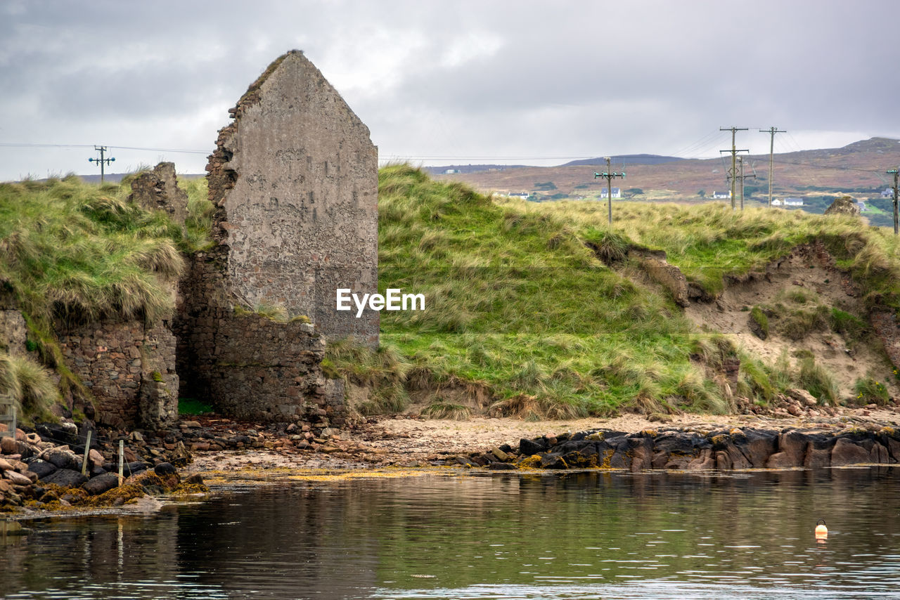 BUILT STRUCTURE ON RIVERBANK