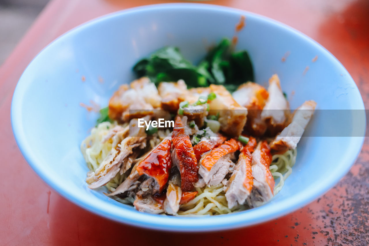 CLOSE-UP OF FOOD IN BOWL