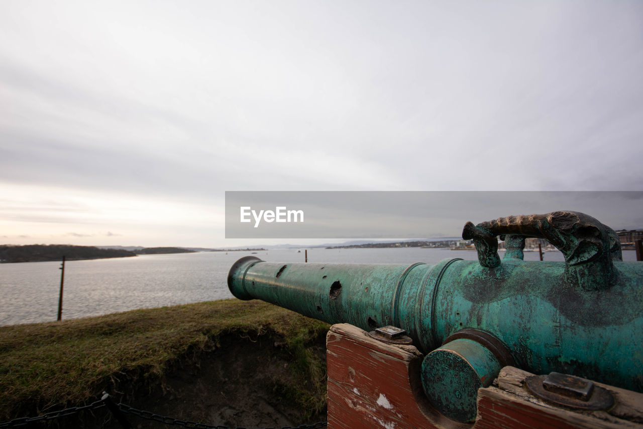 Old cannon on the fortress hill