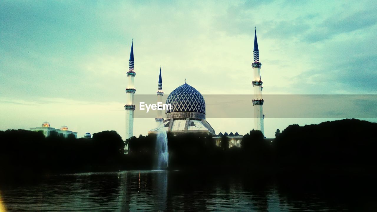 Mosque against sky