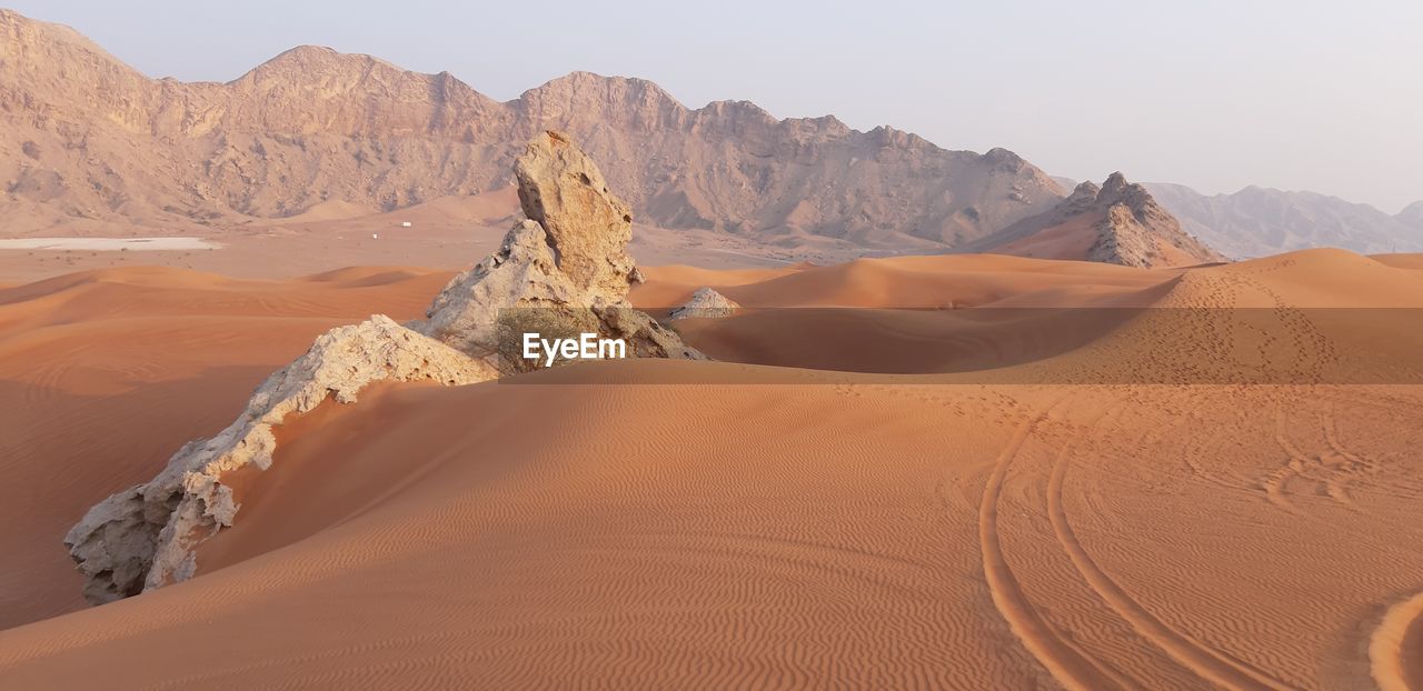 Rocky lanscape in the desert