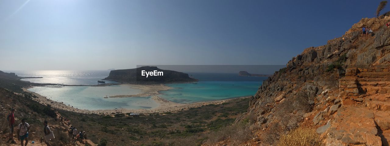 SCENIC VIEW OF BEACH AGAINST CLEAR SKY