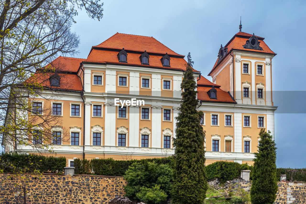Valec castle on the hill, czech republic