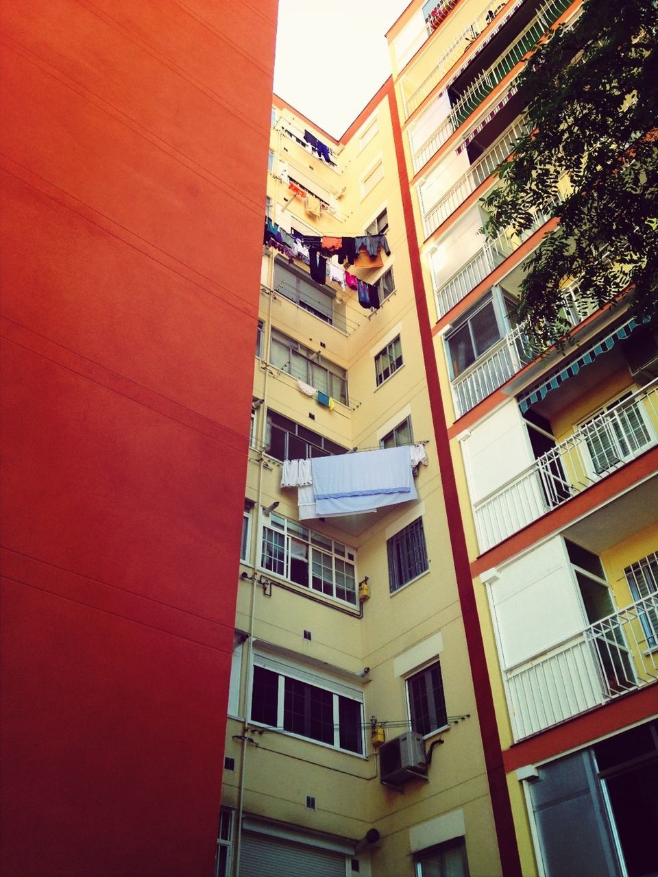 LOW ANGLE VIEW OF BUILDINGS