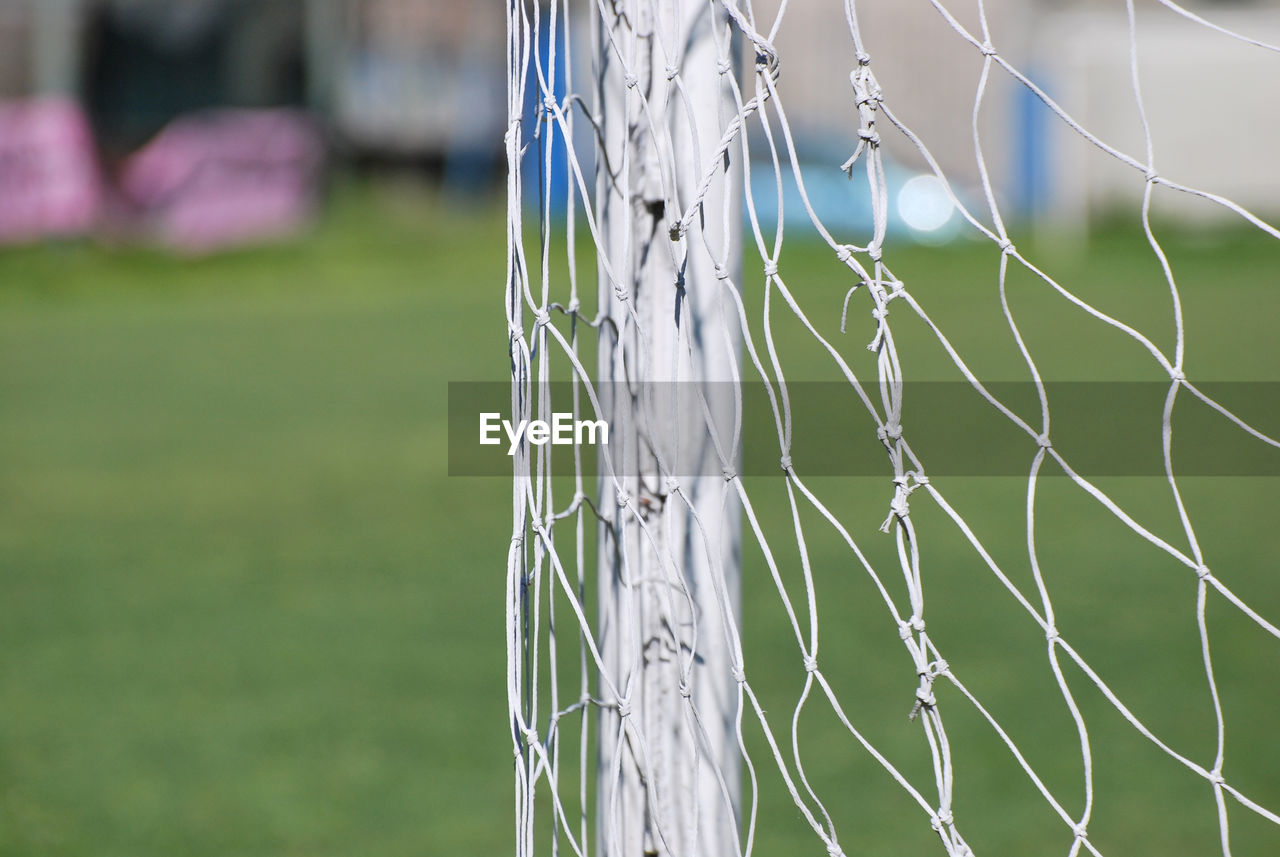 CLOSE-UP OF FENCE