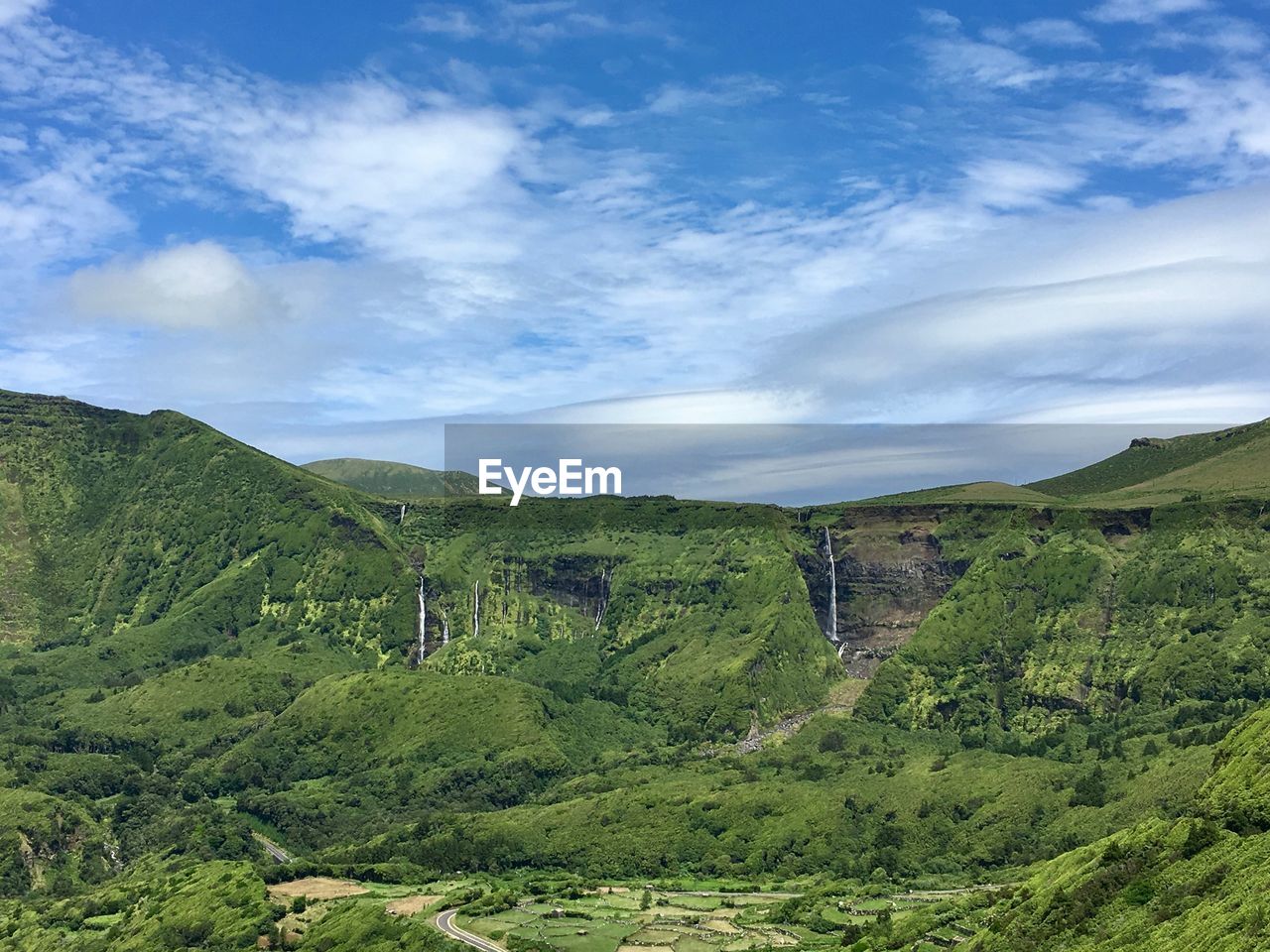 Scenic view of landscape against sky