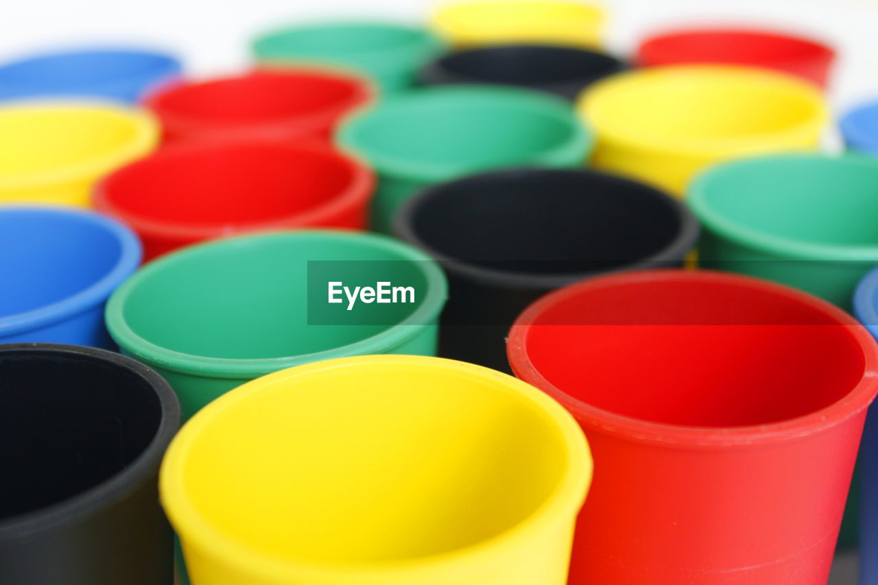 Bucket colorful different plastic game