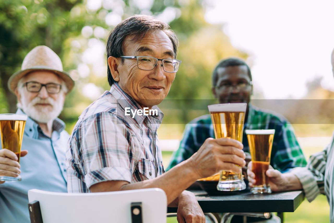 Group of people in restaurant